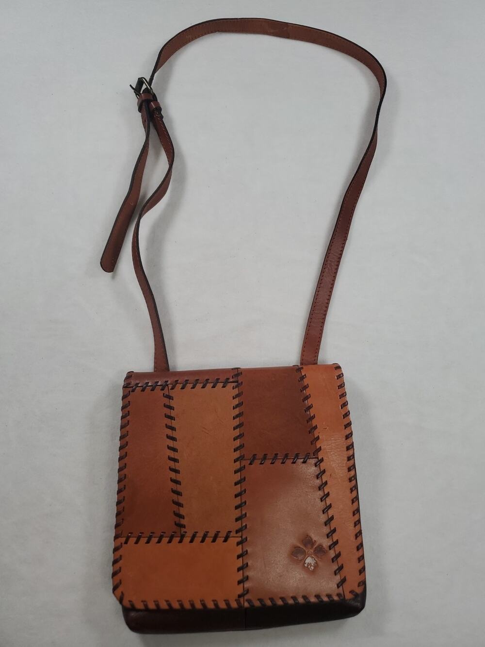 Patricia Nash Patchwork Leather Crossbody Purse Handbag